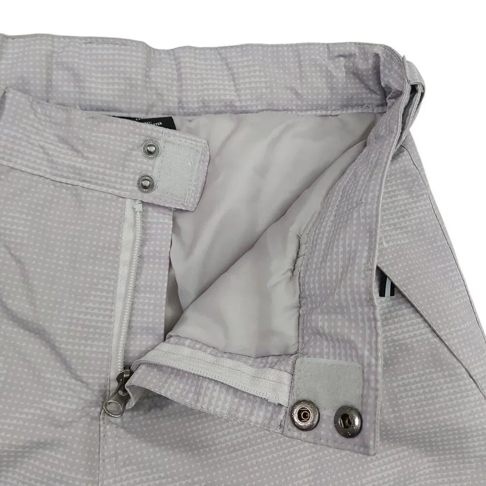 Swiss ALPS Cargo Snow Pants Youth Large 14/16 Gray Insulated Ankle Zip Winter